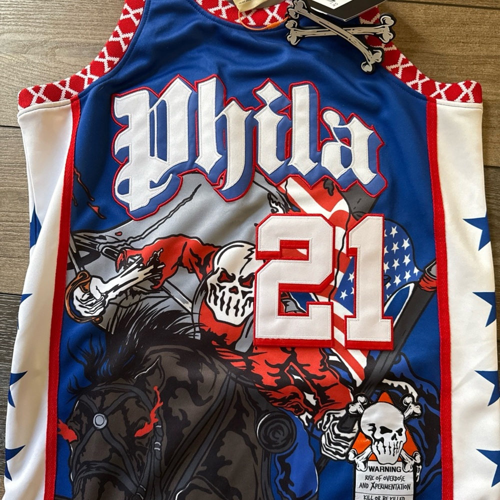 Philadelphia Embid Basketball Jersey XS